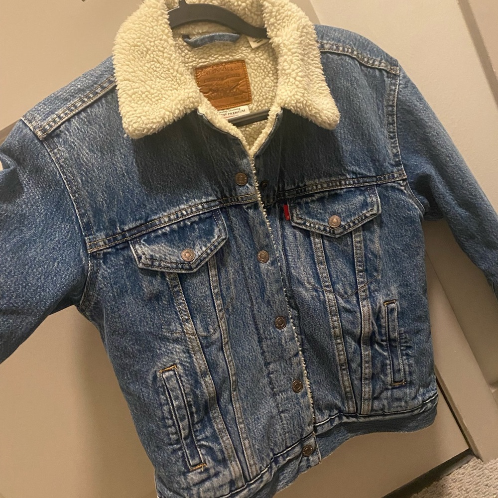 Levi’s Fuzzy Jean Jacket